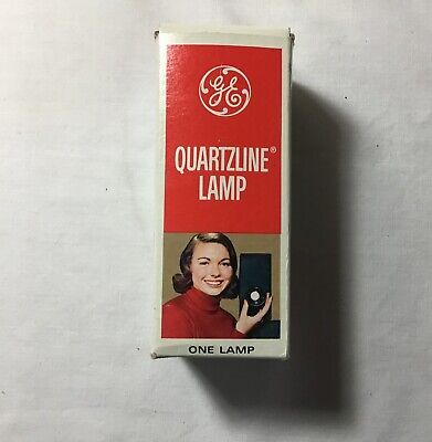 GE Quartzline Lamp BVE 120V 600W Projector Lamp/Bulb - New In Box! New Old Stock • 5.59$