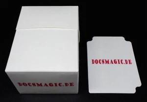 Deck Box Docsmagic.de bianco pieno + divisore carte - scatola carte bianca - PKM YGO MTG - Foto 1 di 4