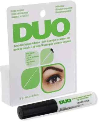 Duo Green Brush On Strip & Individual False Eyelash Clear Adhesive Glue 5g
