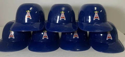 California Angels ~ Laich Mini Baseball Helmet / Bowl ~ MLB Hat ~ Lot of 7 Cover