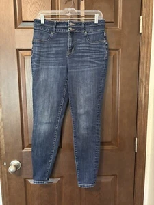 Women’s Maurice's blue denim super high-rise jeans size M Reg. - Picture 1 of 3