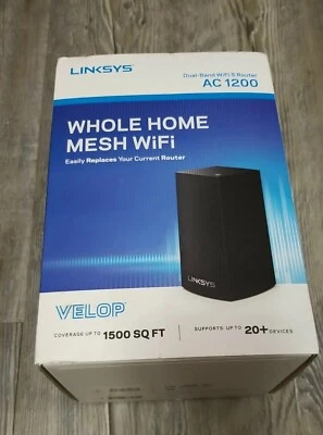 Linksys Velop Whole Home Mesh Dual-Band WiFi 5 Router AC 1200  - Image 1 of 4