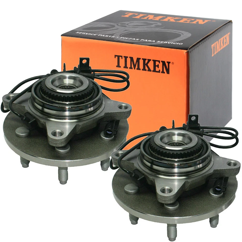 Par de bujes de cojinete de rueda delantera Timken para Ford F-150 2009 2010 4x4 ABS 6 tacos Foto 1 de 4