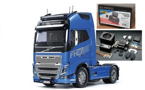 Tamiya 56375 Set Volvo FH 16 XL + MFC 03 + KO MC8 Sender Truck 1:14 New OVP - Picture 1 of 7