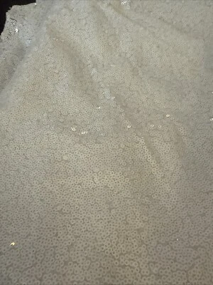 Mantel de lentejuelas - Cubierta de mesa redonda blanca 90 pulgadas entretenimiento vacaciones Foto 1 de 4