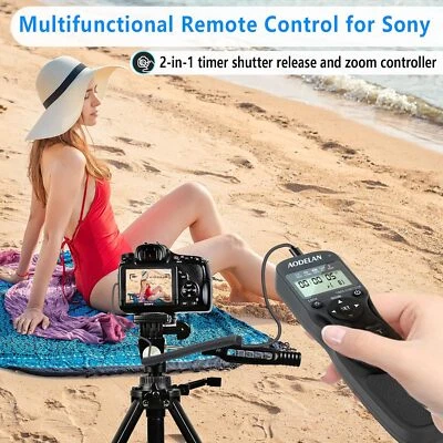 Wired Multi-function Camcorder Controllor Remote Timer Zooming Pictures Videos - Image 1 of 4