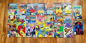 JOBLOT OF VINTAGE MAINLY 1990'S MARVEL & DC SUPERHERO COMICS INDIVIDUALLY PRICED - Picture 1 of 84