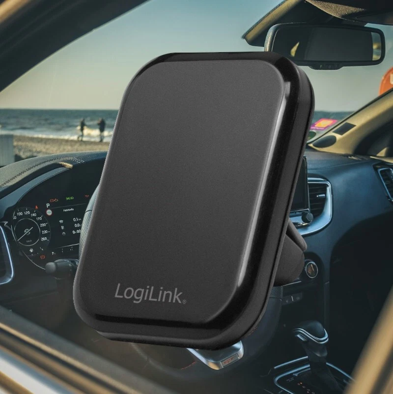 LogiLink Magnetischer Smartphone Halter bis 8 Zoll - Schwarz (AA0114)