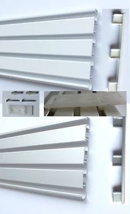 Aluminium Gardinenschiene 3 - 4 Lauf unsichtbare Montage auch für Schiebevorhang - Bild 1 von 3