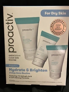 Proactiv Hydrate & Brighten 3-Step Acne Routine Dry Skin EXP 05/25 - Picture 1 of 6