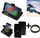 For Caterpillar Cat S41 protective case + Bumper black cover bag wallet flipstyl