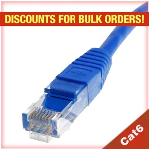 Skyline™ Cavo patch Ethernet 8 conduttori 24 AWG RJ45 Cat6 (10 piedi, blu) - Foto 1 di 7
