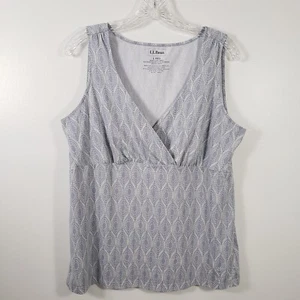 L.L. BEAN Size L Women's Gray Sleeveless Athletic Fitness Shirt Top - Picture 1 of 9