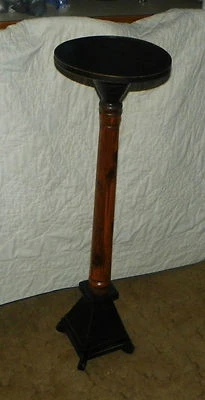 Soporte para plantas de pedestal de roble y cedro (PS71) Foto 1 de 4