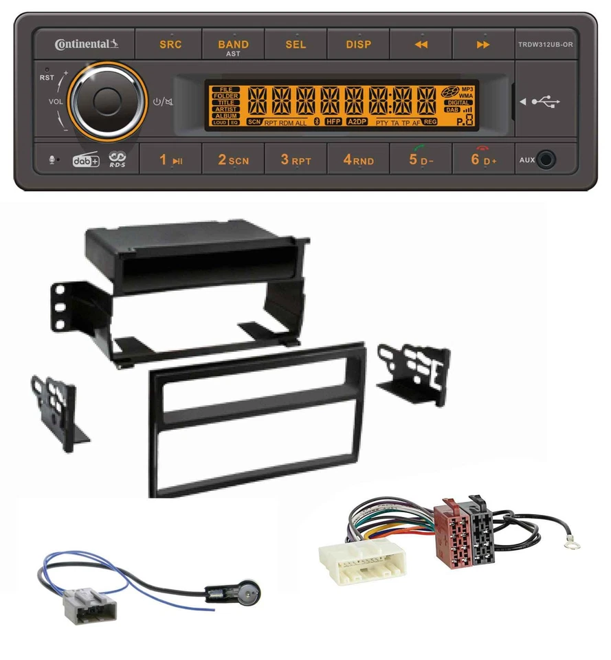 Continental Bluetooth MP3 USB DAB Autoradio für Nissan Tiida Versa C11 2007-2011 - Bild 1 von 4