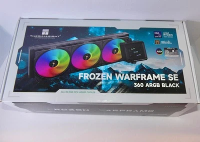 Thermalright Frozen Warframe SE 360 ARGB BL Black-AIO CPU Liquid Cooler, IPS LCD - Image 1 of 4