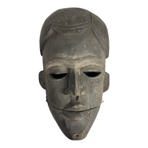 Antique Authentic Nigerian Dancing Ogoni Elu Mask with Articulated Jaw - Picture 1 of 12