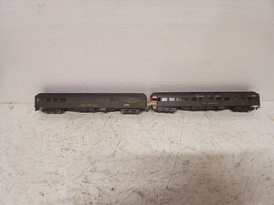 RIVAROSSI HO Scale Chesapeake Cafe Observation Car and Post Office Car - Picture 1 of 16