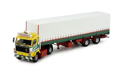 Tekno 1:50 Vebe Trans - Lennarth Volvo F89 curtainside semitrailer Truck Diecast - Image 1 of 4