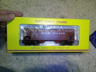 S GUAGE AMERICAN FLYER/AMERICAN MODELS ROCK ISLAND TWO BAY HOPPER #89502 - Image 1 of 2