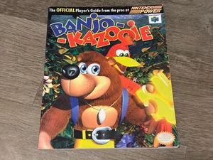 Banjo Kazooie Guía Libro de Estrategia Nintendo 64 Nintendo Power Auténtico - Imagen 1 de 8