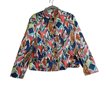 Chaqueta City Blues By Koret Mezcla Algodón Patrón Suroeste. Talla 14 Foto 1 de 4