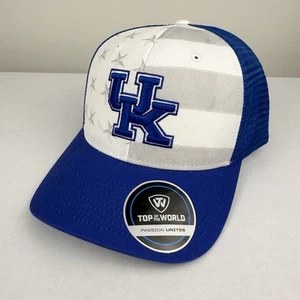 Top of the World Kentucky Wildcats Men’s Logo Snapback Hat American Flag NWT - Picture 1 of 8