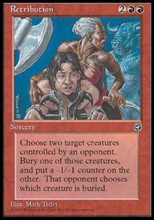 Retribution - Light Play MTG Homelands - Image 1 of 1
