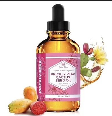 Aceite de semilla de cactus espinoso rico en vitaminas para piel y cabello Foto 1 de 2