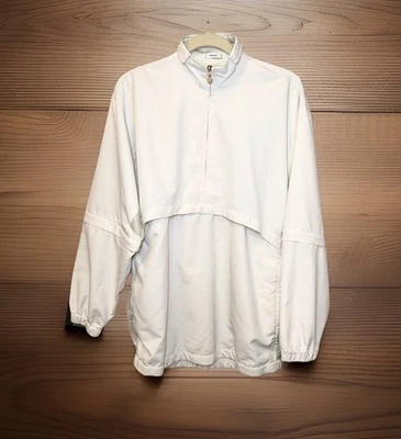 Chaqueta Coolibar Para Hombre PEQUEÑA Beige Protección Solar UPF 50+ Convertible Cuarto Cremallera Foto 1 de 4