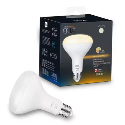 ERIA 65-Watt Equivalent BR30 Soft White (2700K) Dimmable CRI 90+ Wireless Smart  - Image 1 of 4