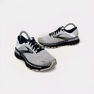 Brooks Adrenaline GTS 22 Womens 6 Shoes White Black Sneaker 1203531B135* - Picture 1 of 7