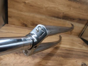 steel rigid fork LS for 700C wheels Columbus Campagnolo chromed - Picture 1 of 21