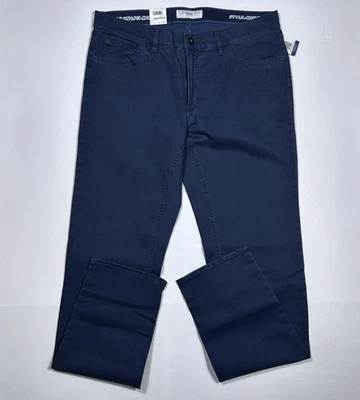 $198 Nuevo Pantalones Chinos BRAX Chuck Para Hombre Talla 35x34 Calce Moderno Informales Azul Elastizados Foto 1 de 4