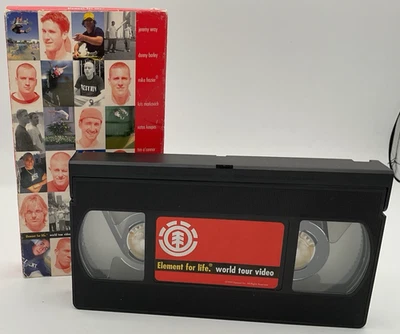 ELEMENT FOR LIFE World Tour VHS Skateboarding Jeremy Wray NICE Fast Free Ship! - Image 1 of 4