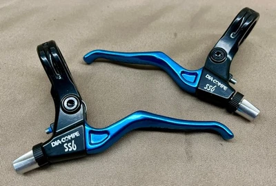 Alavancas de freio Dia-Compe azul Lug SS6 canti 22,2 mm ano azul - Imagem 1 de 3