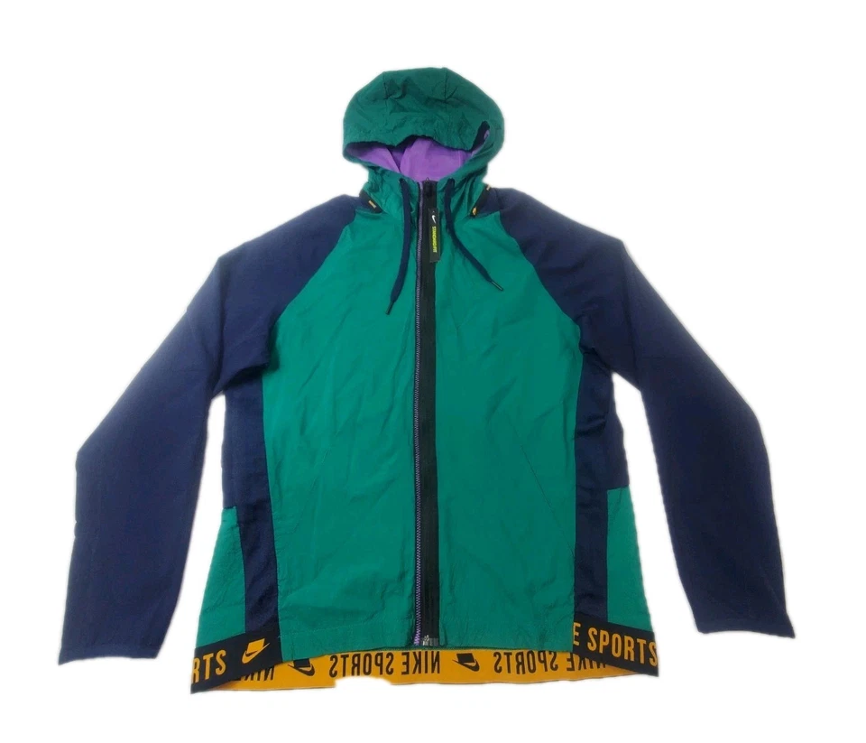 Chaqueta Nike Hombre Grande Azul Turquesa Púrpura Manga Larga Cremallera Completa Dri-Fit Nueva Con Etiquetas Foto 1 de 4