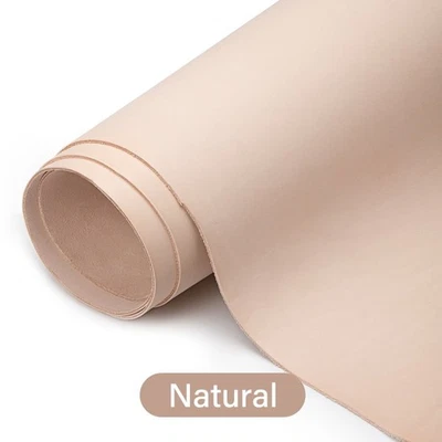 WUTA tambor de grão integral tingido vegetal curtido couro de vaca 1,8-2,6 mm de espessura 5 pés quadrados - Imagem 1 de 4