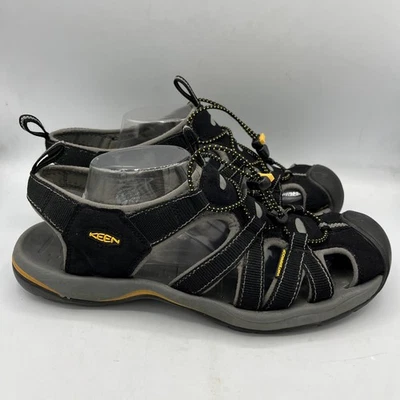 Keen Sandals Men Kanyon WP Sports Slingback Fisherman 1002131 Black Closed Sz 12 - Image 1 of 4