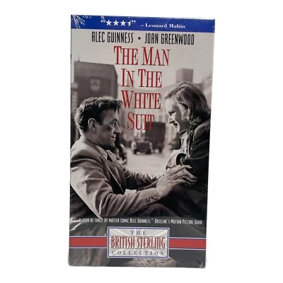 "The Man in the White Suit" (1951) Alec Guinness - Joan Greenwood - VHS Vintage - Image 1 of 3