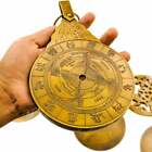 Astrolabe vintage en laiton 8" Globe anglais navigation antique astrologique maritime