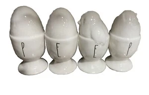 Rae Dunn Peep Chicks Egg Cups, set of 4, Decor  Spring Or Easter PEEP - Picture 1 of 4