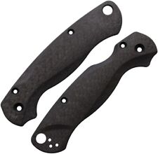 Flytanium Lotus Weave Carbon Fiber Scales for Spyderco Paramilitary 2 FLY804