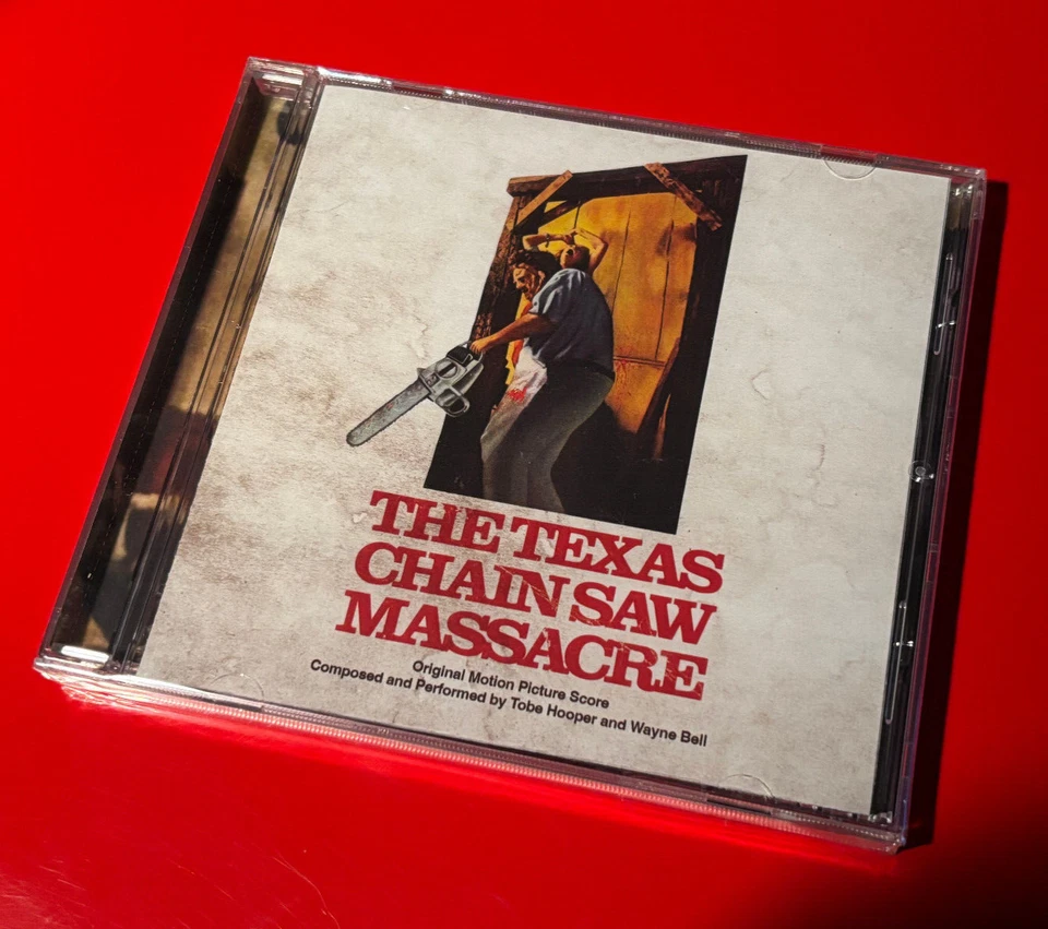 Texas Chain Saw Massacre CD Waxwork Records WW200CD Tobe Hooper Bell