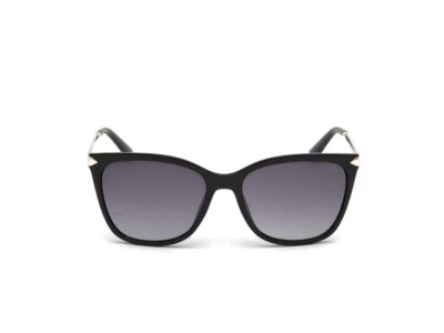 Guess GU7483 01B 闪亮黑色塑料猫眼太阳镜框 56-17-135 Guess — 第 1/4 张图片