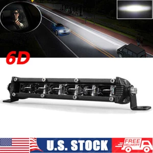 7inch 30W Slim LED Work Light Bar Spot Flood Driving Fog Truck SUV ATV Offroad - Foto 1 di 14