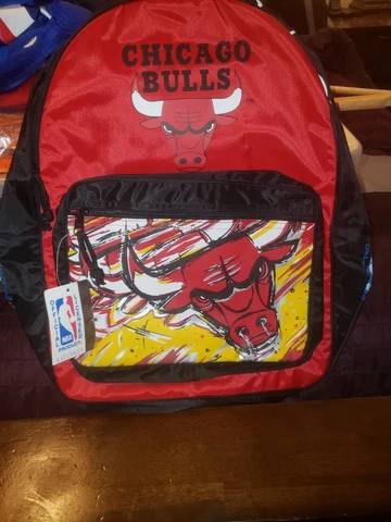 Vintage 1990s Chicago Bulls Backpack Cover