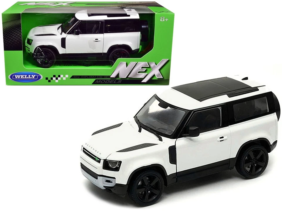 2020 Land Rover Defender Cream White "NEX Models" 1/26 Diecast Model Car by Well - Image 1 of 1