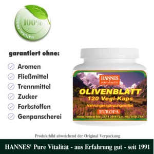 Olivenblatt 120 Vegi-Kaps - Beste HANNES' Qualität - Bild 1 von 1
