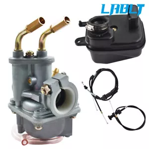 LABLT Carburetor Air Filter & Throttle Choke Cable For Yamaha Y- Zinger PW50 - Foto 1 di 10